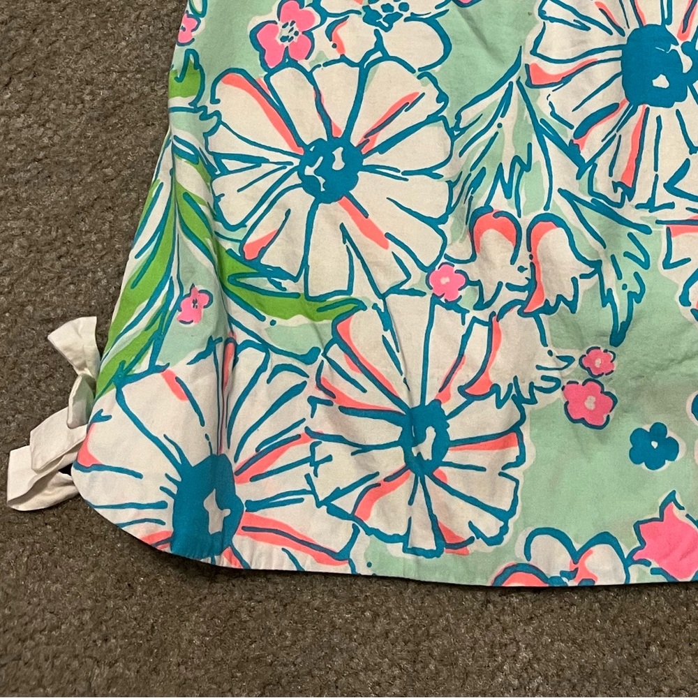 Lilly Pulitzer Floral Dress in Blue, Pink, and Green - Picture 3 of 4